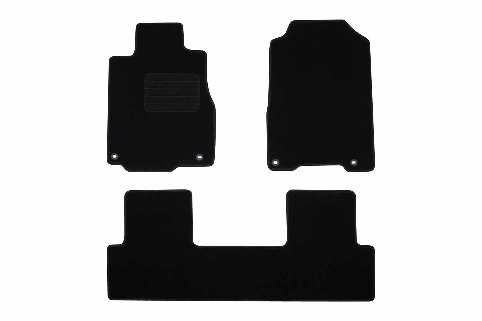 RIGUM Платнени патосници за Honda CR-v 2013-2018, 4 дела, црни