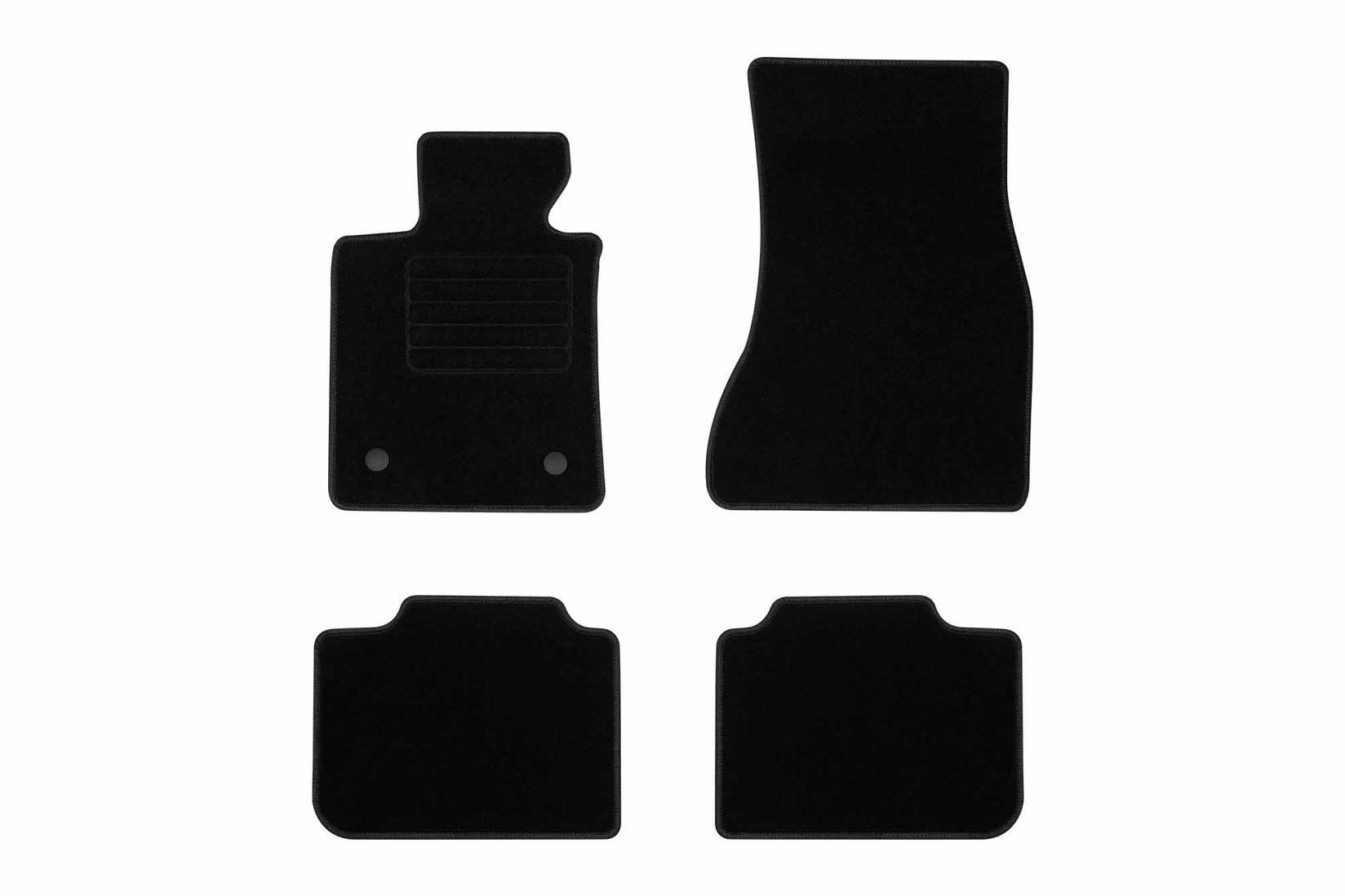 RIGUM Платнени патосници за  6 серија Gran Turismo G32 по 2017 г., 4 дела, црни