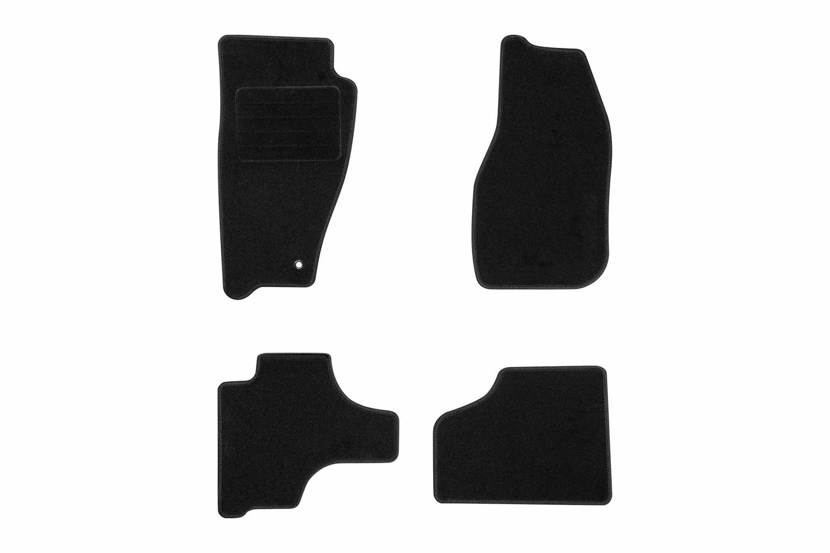 RIGUM Платнени патосници за Jeep Cherokee 2008-2014, 4 дела, црни