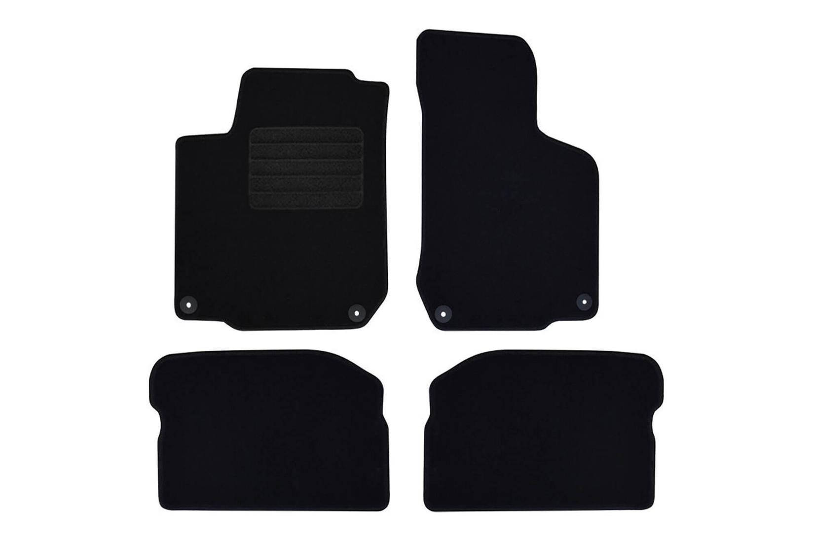 RIGUM Платнени патосници за VW Golf 4 1997-2002,Bora 1998-2005,Beetle 2011-2018,Skoda Octavia 1997-2004,Seat Leon 1999-2005