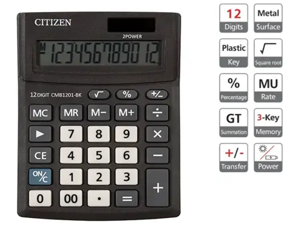 Citizen Kалкулатор CMB1201-BK