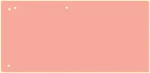 Donau Сепаратор - А4 формат,100 парчиња 235X105mm Розева боја