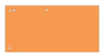 Donau Сепаратор - А4 формат,100 парчиња 235X105mm Портокалова боја