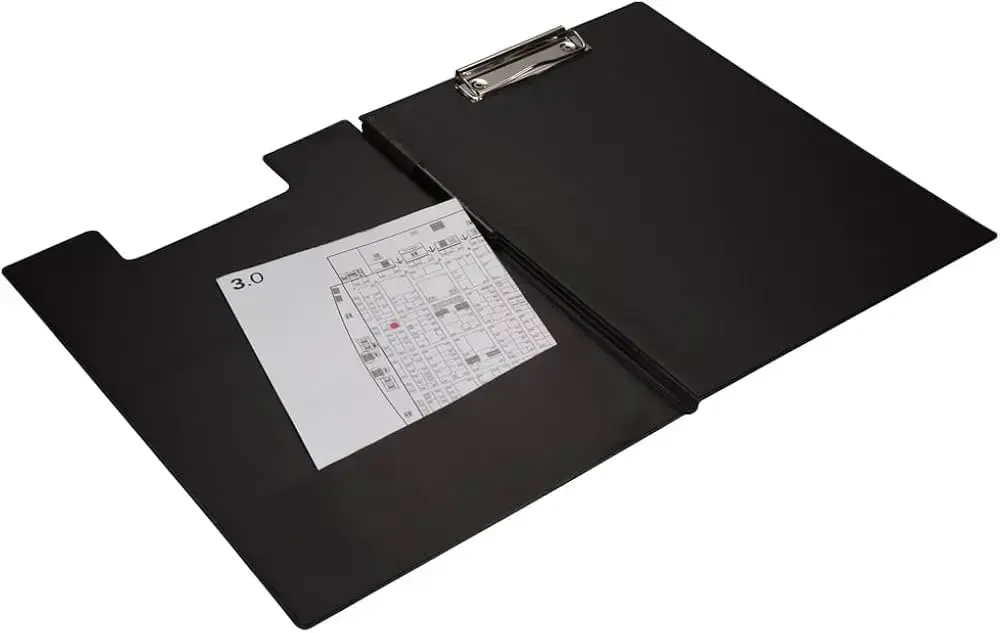 Папка со преклоп - Црна боја