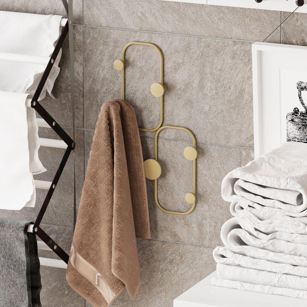 Wallity закачалка за dzид Бубамара, 6 куки, црна