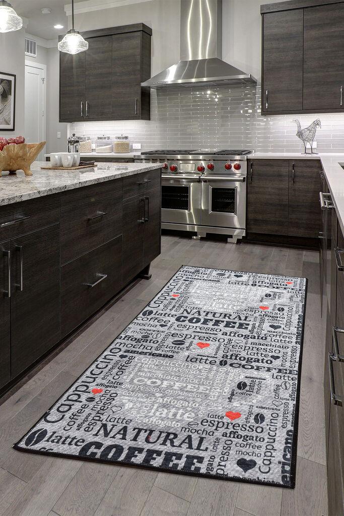 Conceptum Hypnose Carpet Fincan, 80x200cm, сив