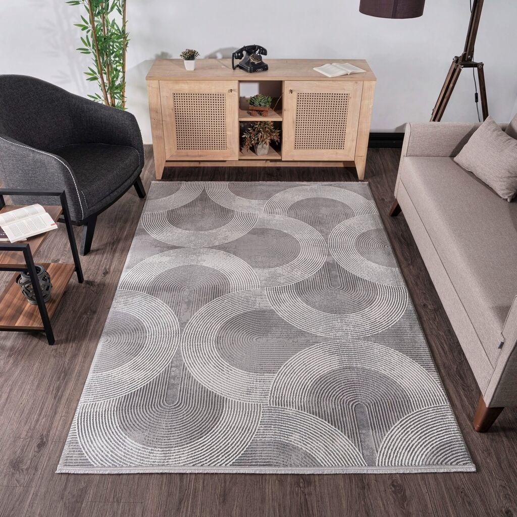 Conceptum Hypnose Carpet Leo 2961, 80x150cm, сива