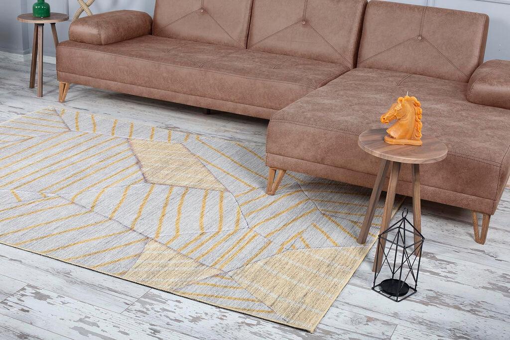 Conceptum Hypnose Carpet Funk Chenille 179, 75x230cm, жолта