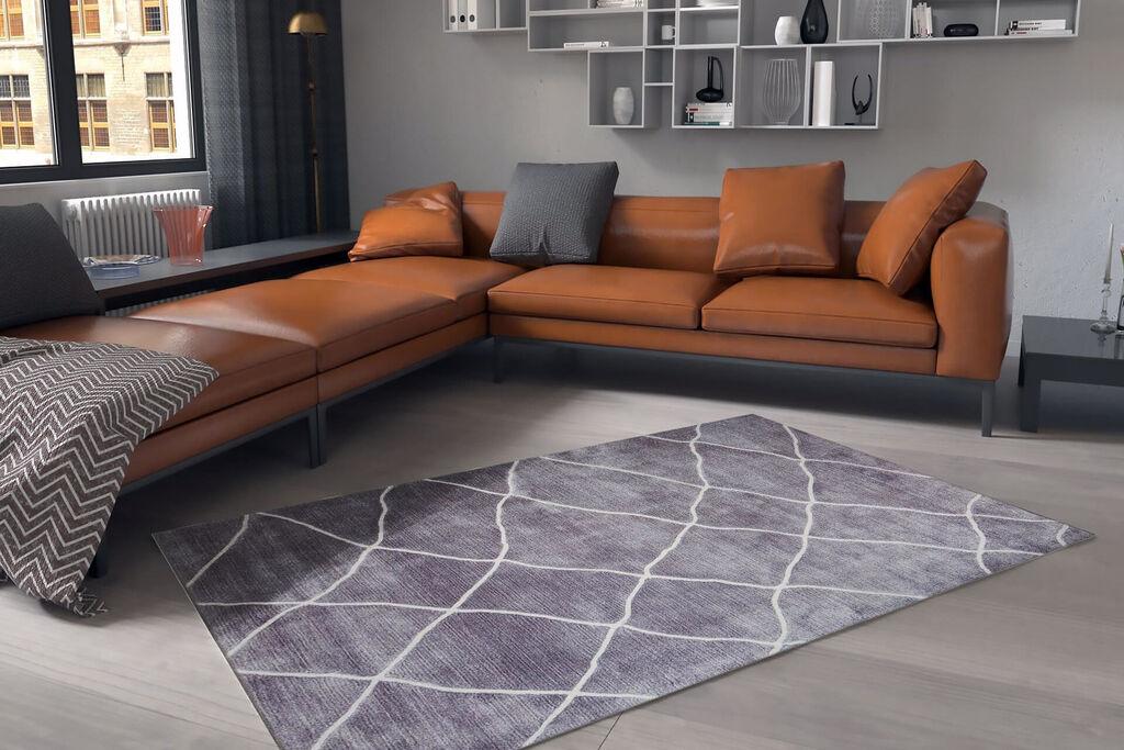 Conceptum Hypnose Carpet Funk Chenille 60, 75x150cm, сива