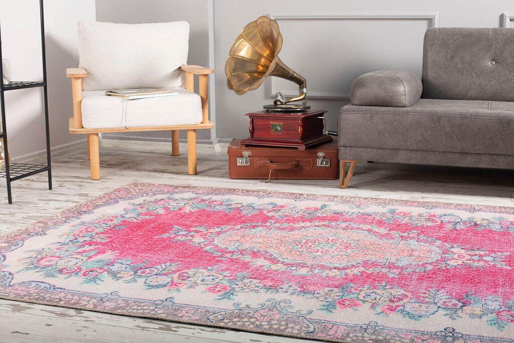 Conceptum Hypnose Carpet Blues Chenille 250, 75x150cm, розова
