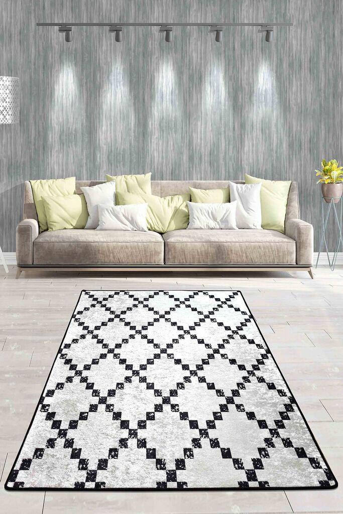 Тепих Conceptum Hypnose Class, 160x230 см, црно-бел