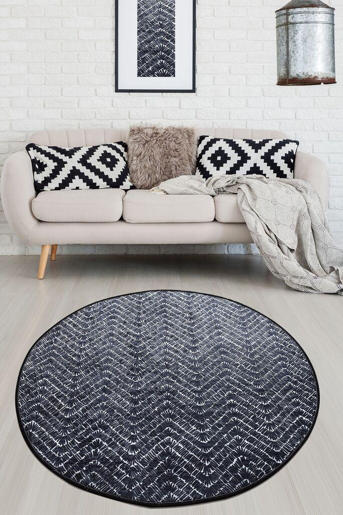 Conceptum Hypnose Carpet Tessuto, O100cm, црно