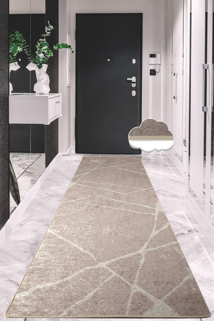 Искршен тепих концептум хипнозен, 100x300cm, беж