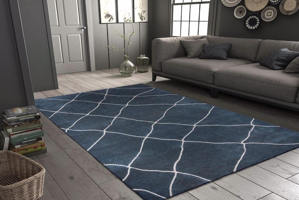 Conceptum Hypnose Carpet Funk Chenille 61, 75x150cm, Teget