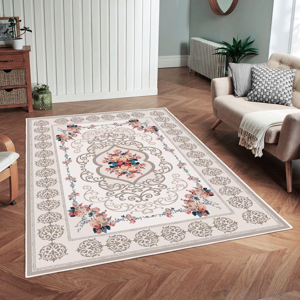 Conceptum Hypnose тепих Woobtny0205, 80x50cm, бел