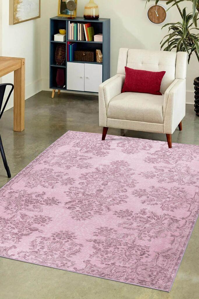 Концепт хипнозен тепих Фолк шанила 02, 75x230cm, розова