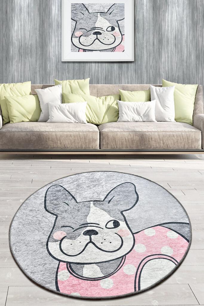 Conceptum Hypnose Carpet Happy Dogs, O100cm, сив