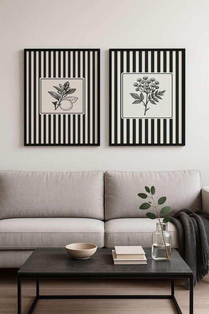 Wallity врамена слика Czgl5-30 x 40, 30x40 см, 2 дела