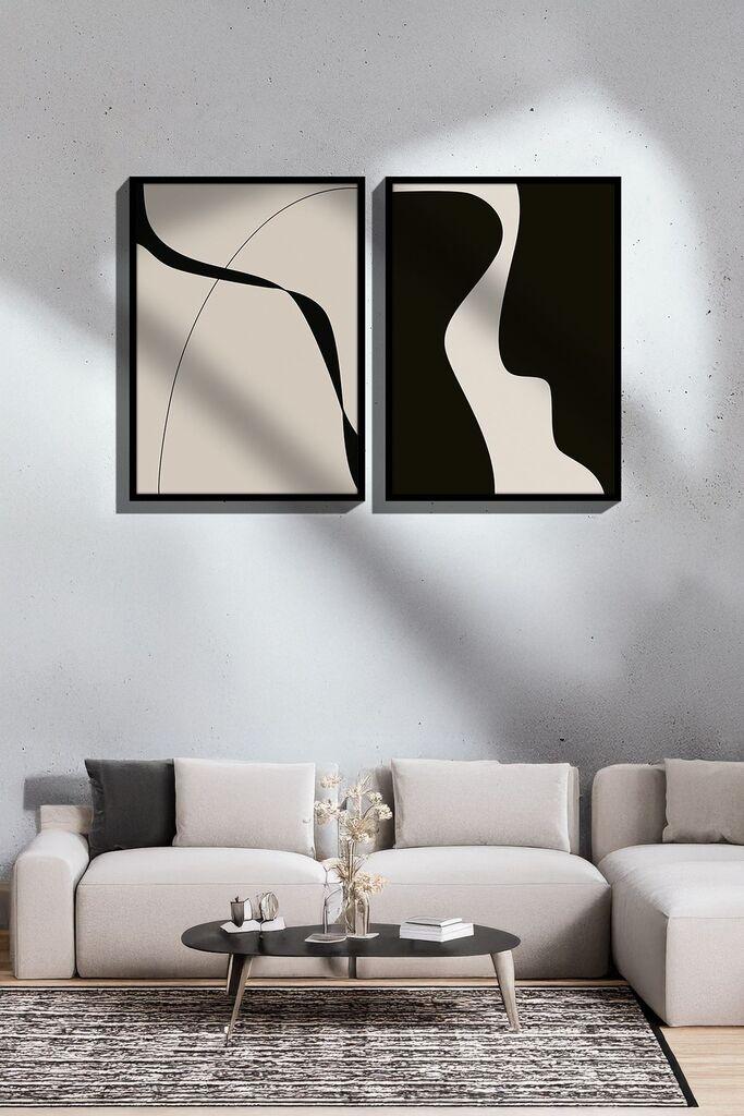 Wallity врамена слика Ersy2Limodel1, 33x48 см, 2 дела