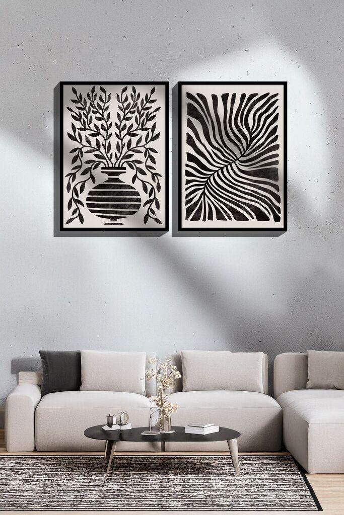 Wallity врамена слика Ersy2Limodel26, 33x48 см, 2 дела