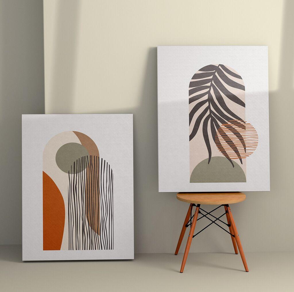 Слика Wallity 2KNV4293, 50x70 см, 2 дела