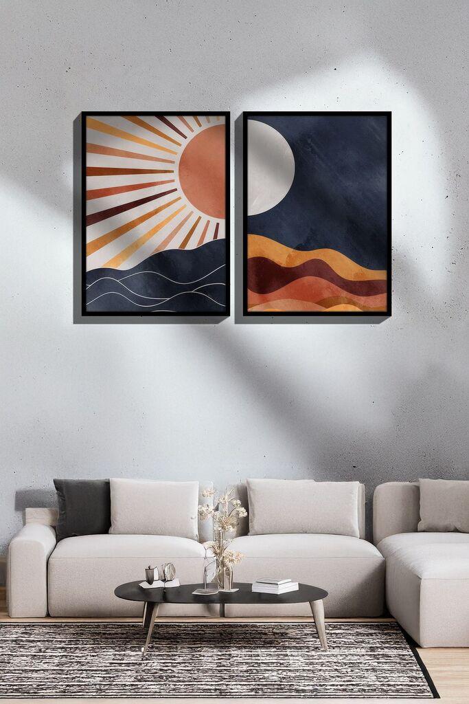 Wallity врамена слика Ersy2Limodel31, 33x48 см, 2 дела