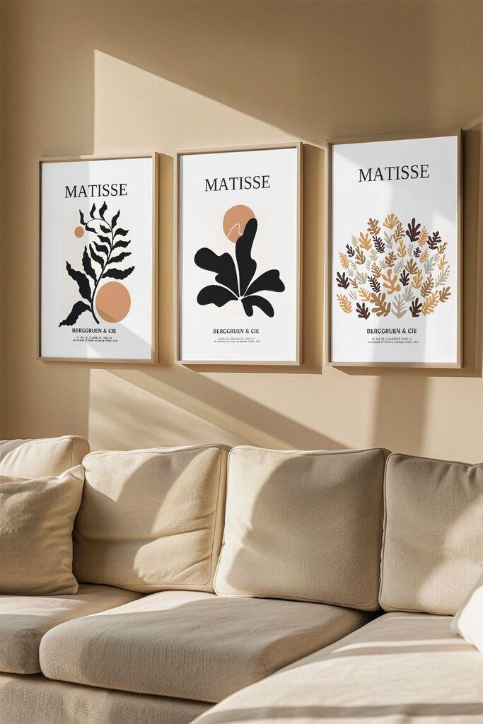 Слика во рамка Wallity Artvmodel25, 33x48 см, 3 дела