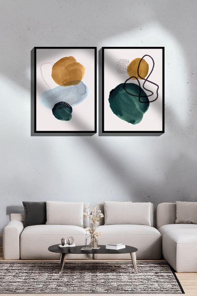 Wallity врамена слика Ersy2Limodel7, 33x48 см, 2 дела