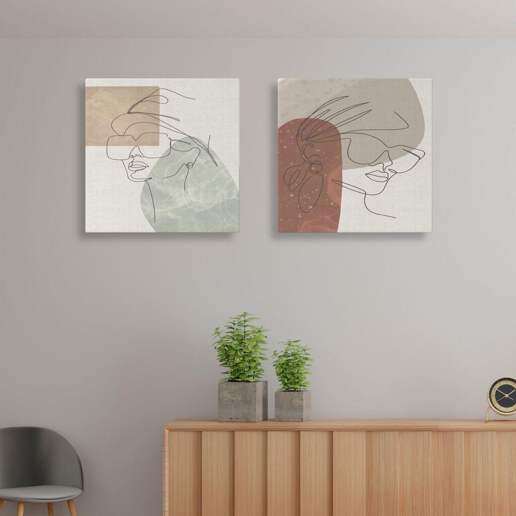 Слика Wallity ASR_CNVS25-11, 30x30 см, 2 дела