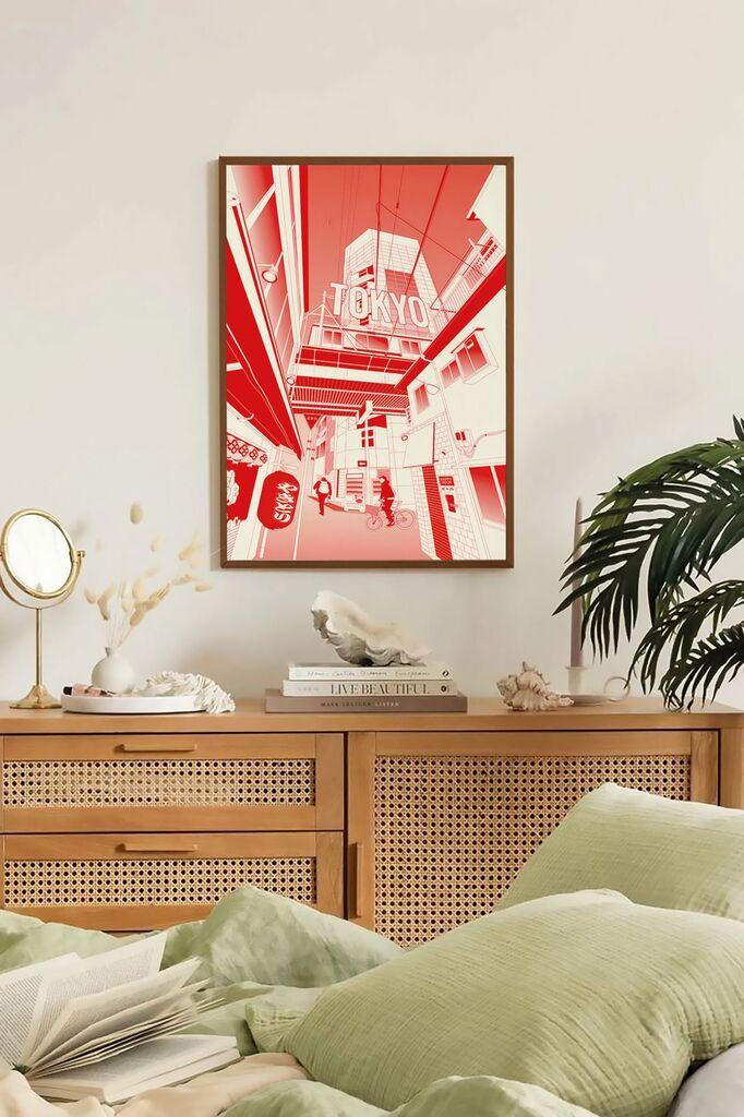 Врамена слика Wallity Lmnmdlkahve14, 33x48 см