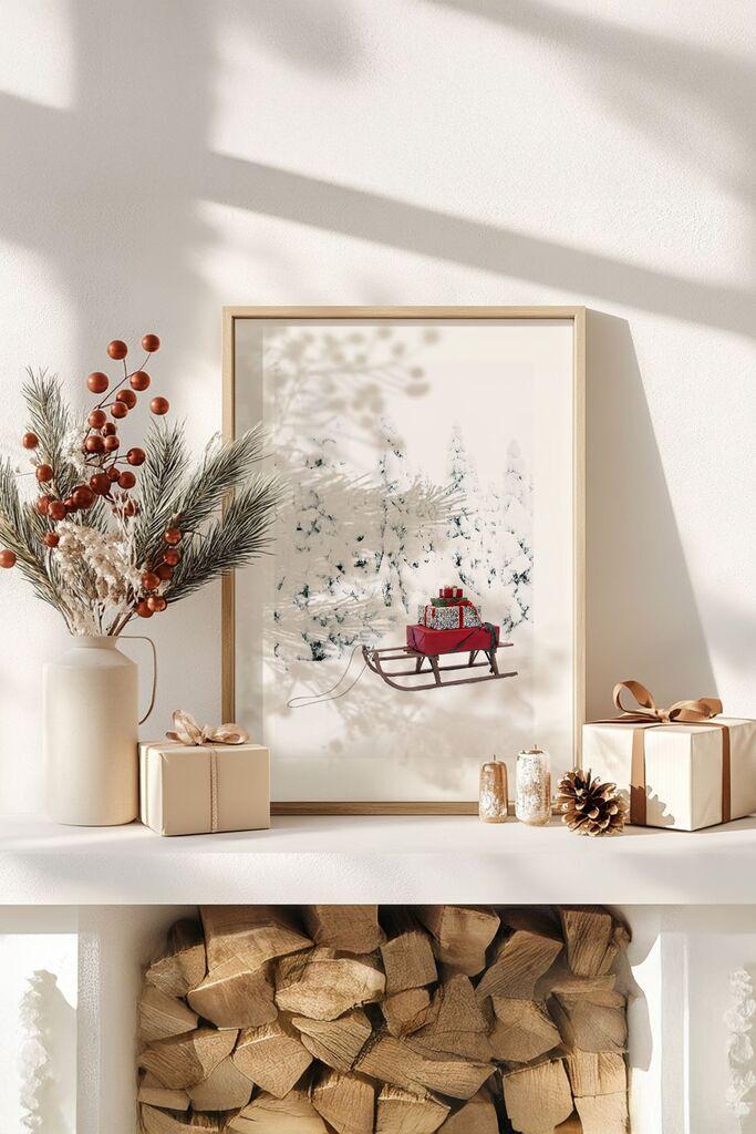 Врамена слика Wallity Nwyearsngmdl72, 33x48 см