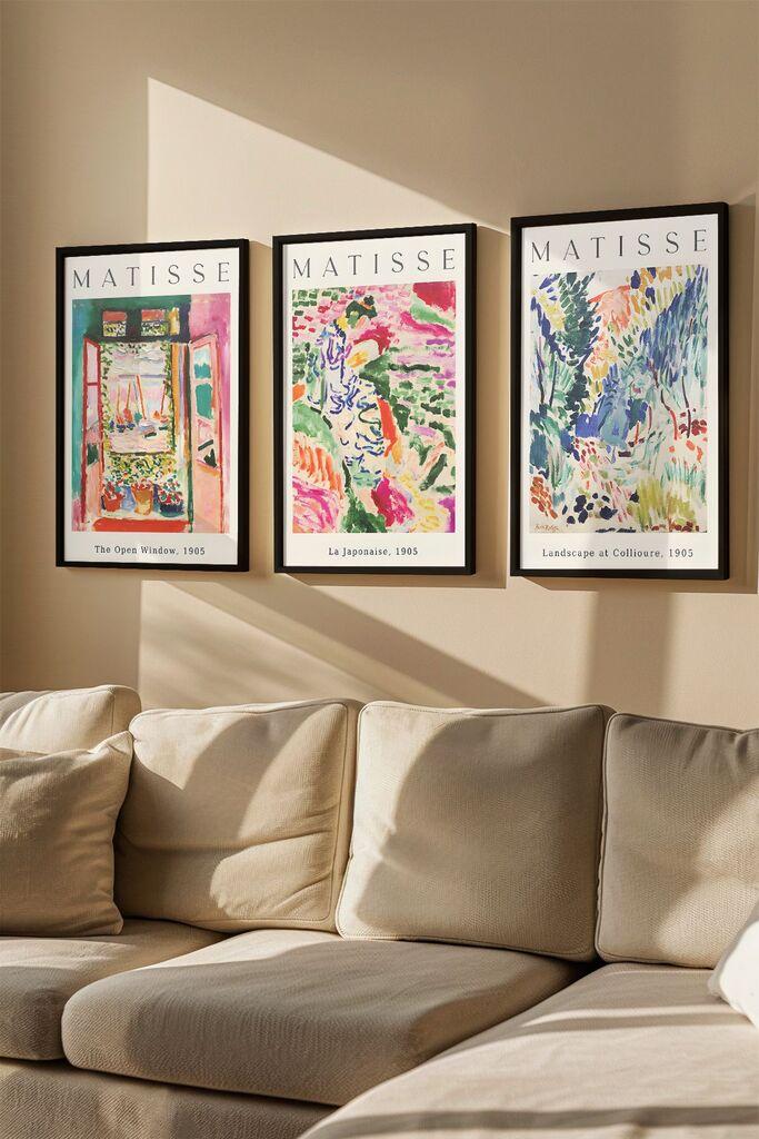 Слика во рамка Wallity Artvmodel23, 33x48 см, 3 дела