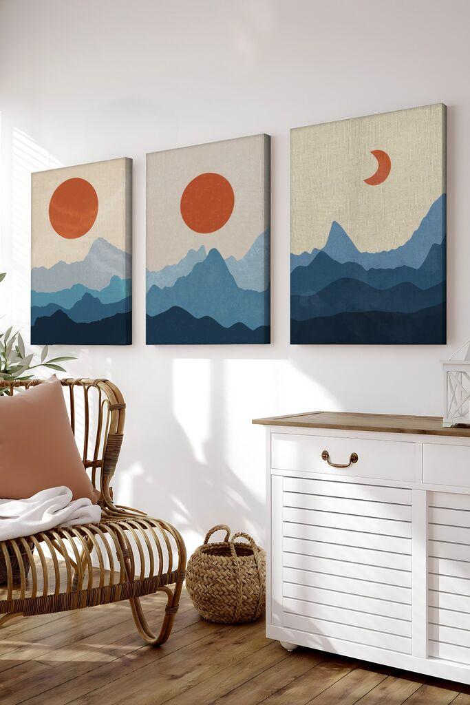 Слика Wallity 3Cnvs7, 20x30 см, 3 дела