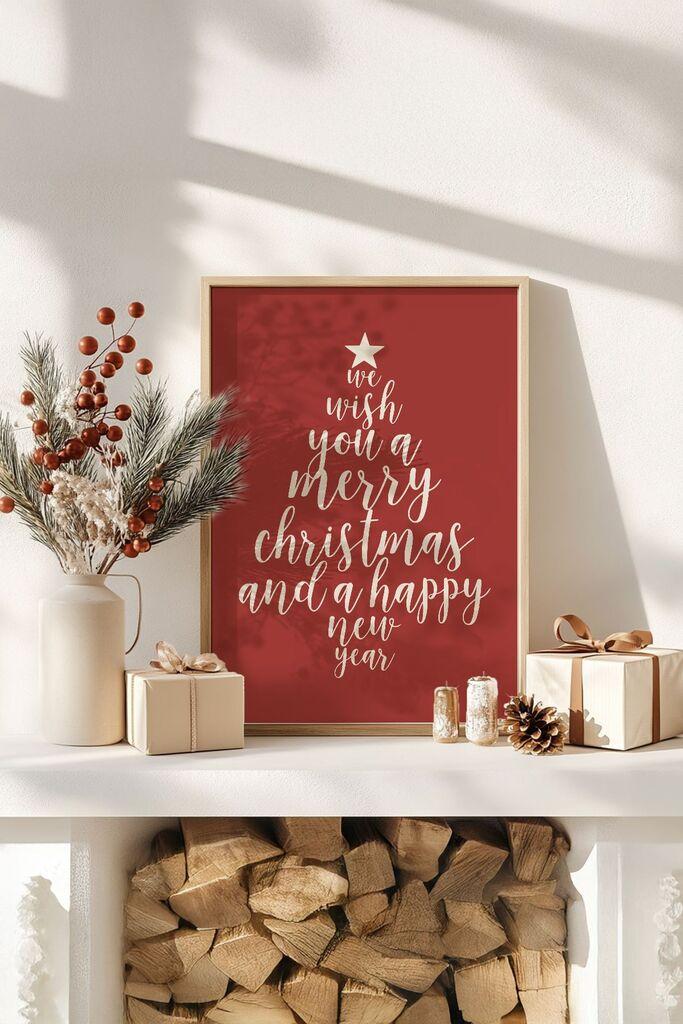 Врамена слика Wallity Nwyearsngmdl48, 33x48 см