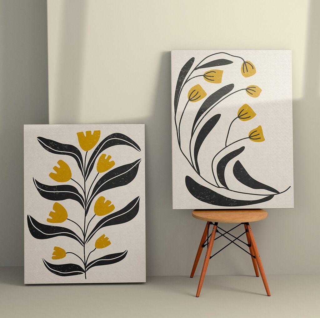 Слика Wallity 2KNV4321, 50x70 см, 2 дела