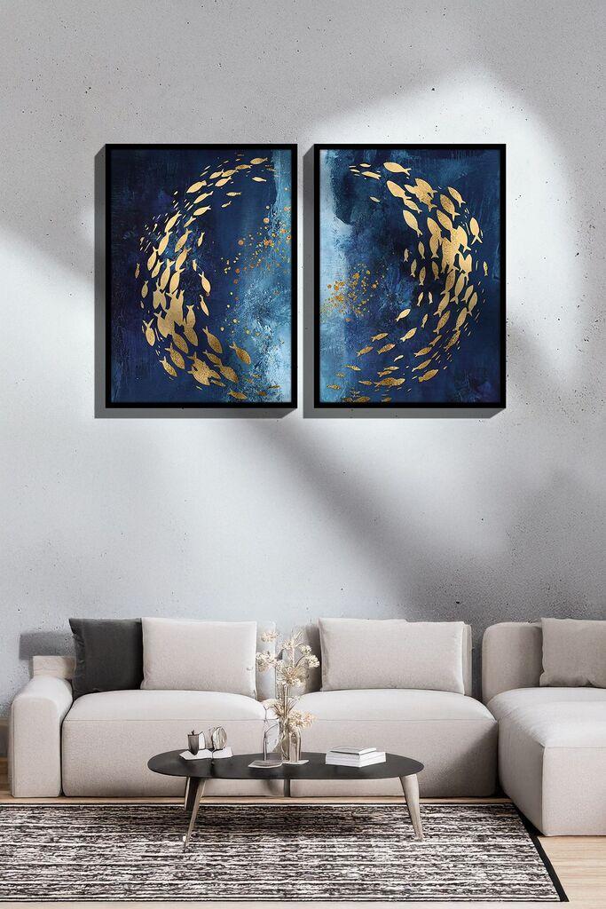 Wallity врамена слика Ersy2Limodel5, 33x48 см, 2 дела