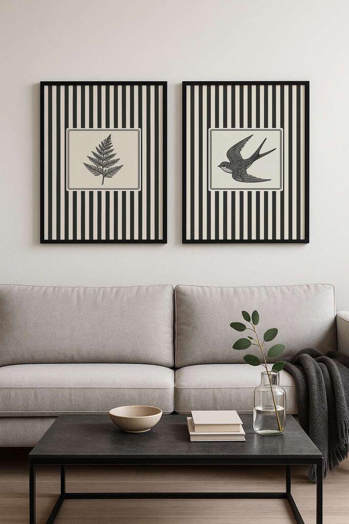 Wallity врамена слика Czgl6-30 x 40, 30x40 см, 2 дела