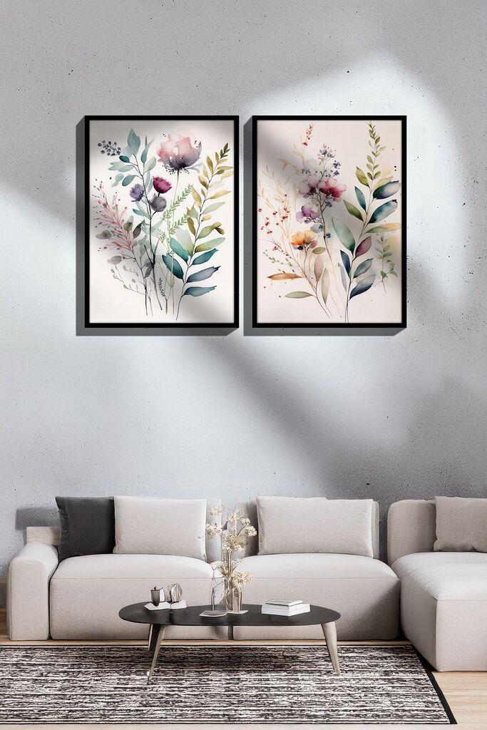 Wallity врамена слика Ersy2Limodel37, 33x48 см, 2 дела