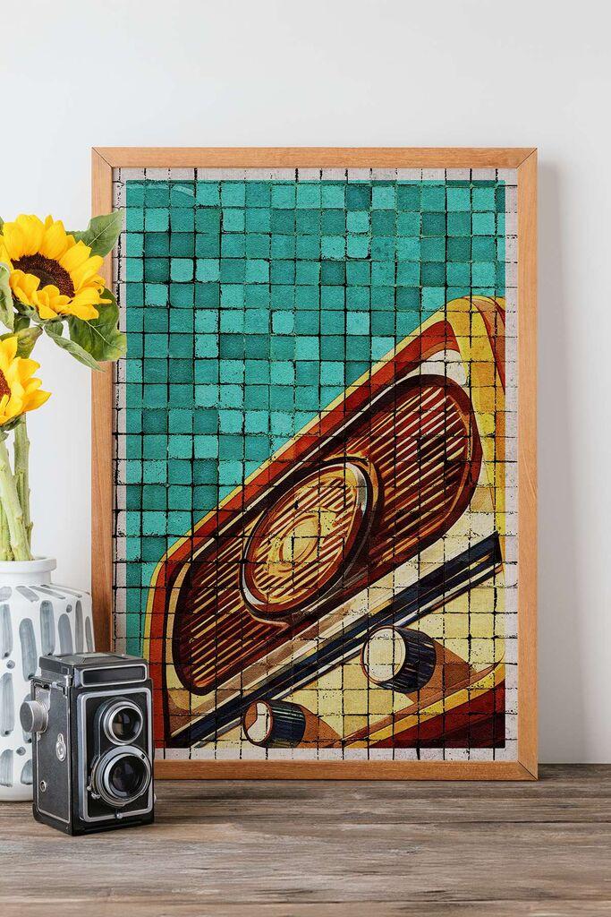 Врамена слика Wallity Popmosaic9, 33x48 см