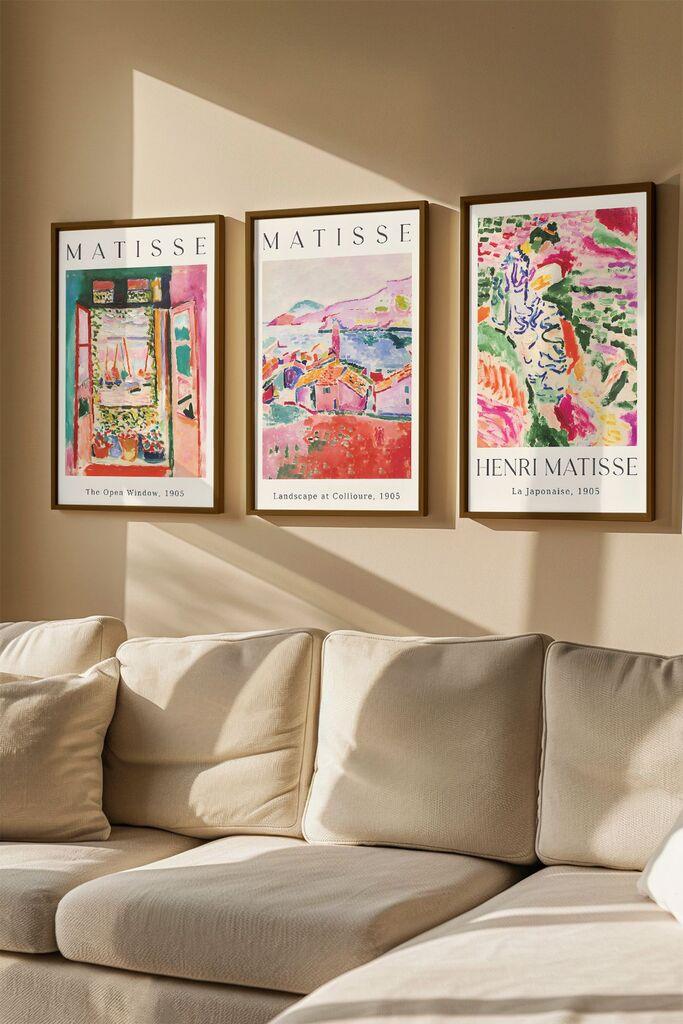 Слика во рамка Wallity Artvmodel1, 33x48 см, 3 дела