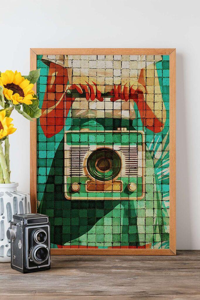 Врамена слика Wallity Popmosaic11, 33x48 см