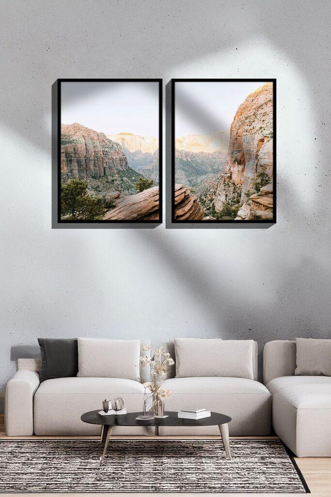 Wallity врамена слика Ersy2Limodel28, 33x48 см, 2 дела