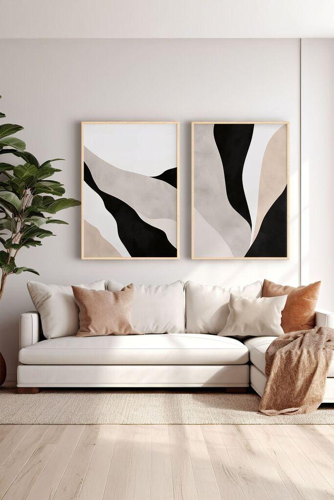 Wallity врамена слика Ersy2Limodel42, 33x48 см, 2 дела