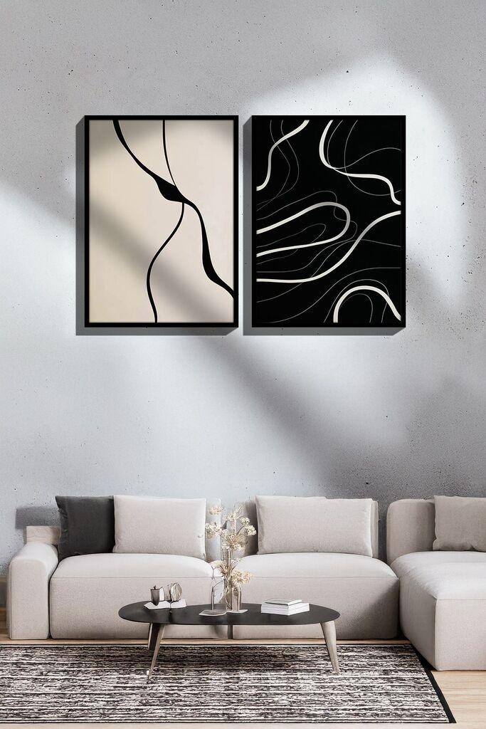 Врамена слика Wallity Ersy2Limodel10, 33x48 см, 2 дела