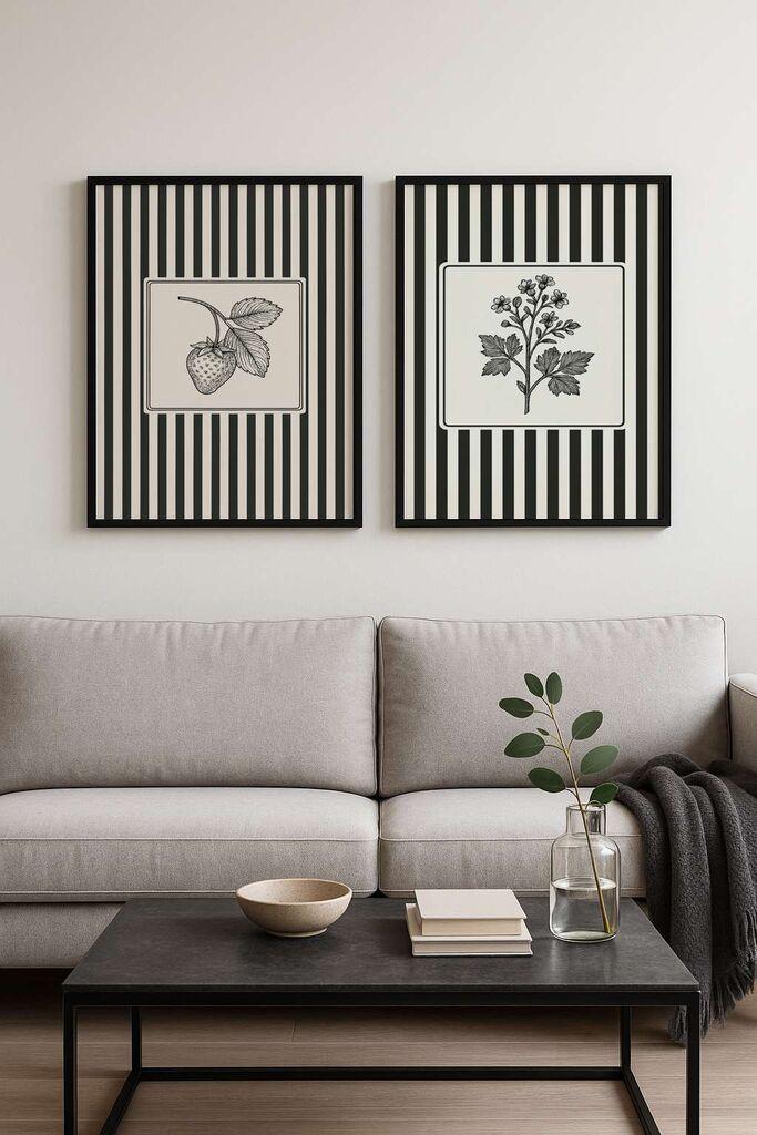 Wallity врамена слика Czgl1-50 x 70, 50x70 см, 2 дела