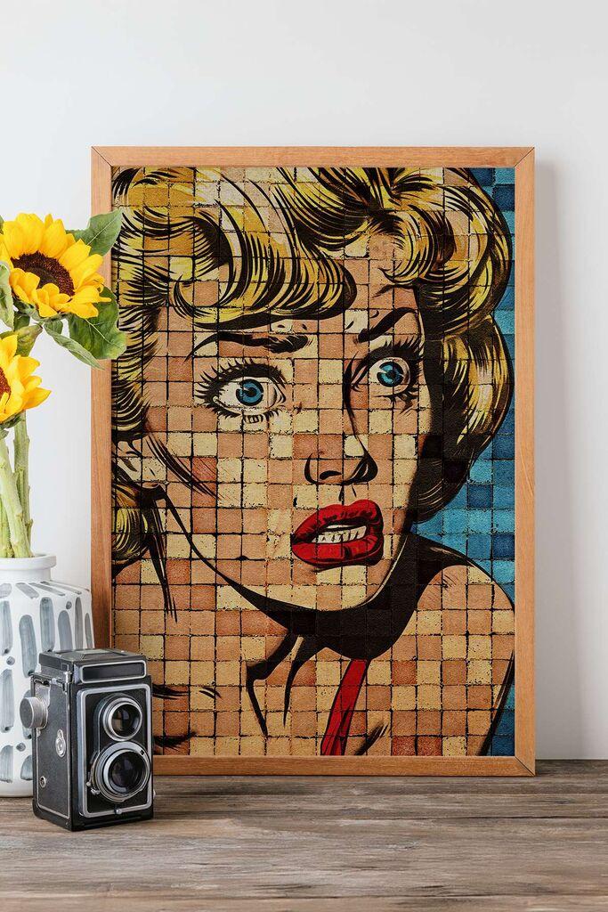 Врамена слика Wallity Popmosaic16, 33x48 см