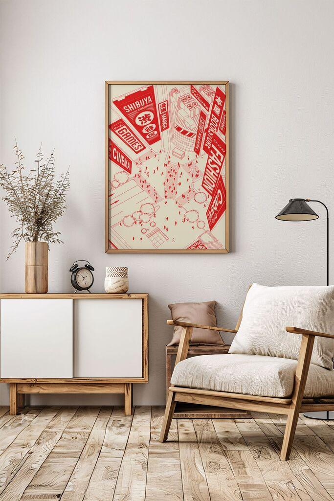 Врамена слика Wallity Lmnmdl21, 33x48 см