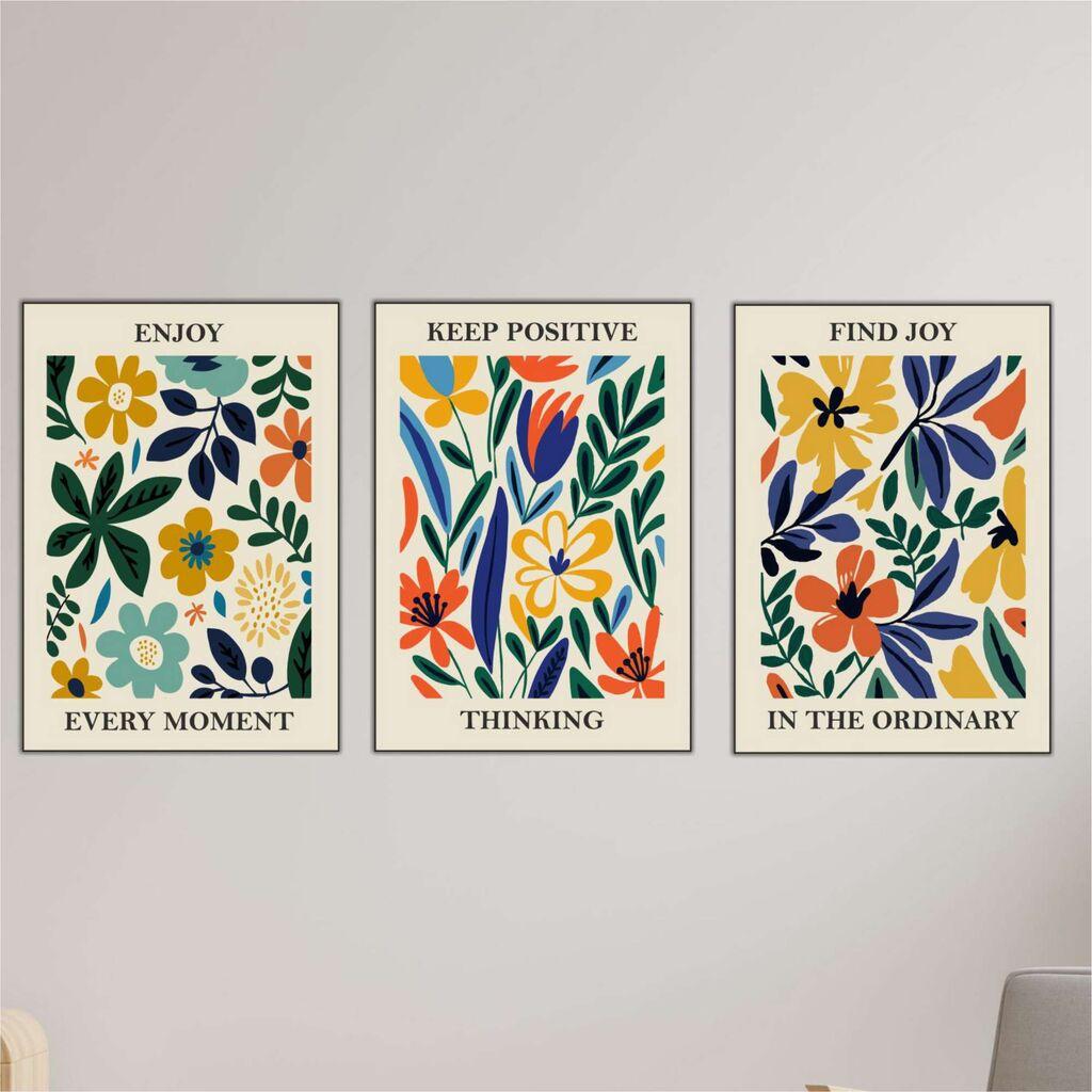 Wallity Picture Mdf-00103, 40x90 см, 3 дела