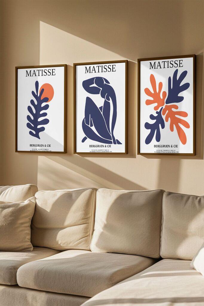 Слика во рамка Wallity Artvmodel17, 33x48 см, 3 дела