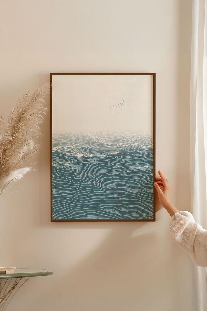 Врамена слика Wallity Lmnmdlkahve5, 33x48 см